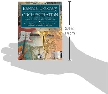 Amazon.com: Essential Dictionary of Orchestration: The Most