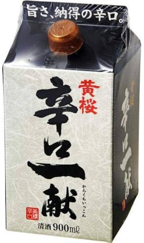 Amazon.co.jp: 黄桜 辛口一献 パック 900ml : 食品・飲料・お酒