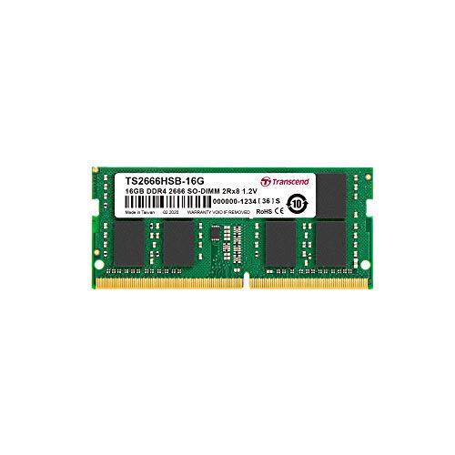 Amazon | Transcend ノートPC用メモリ PC4-21300(DDR4-2666) 16GB 1.2V