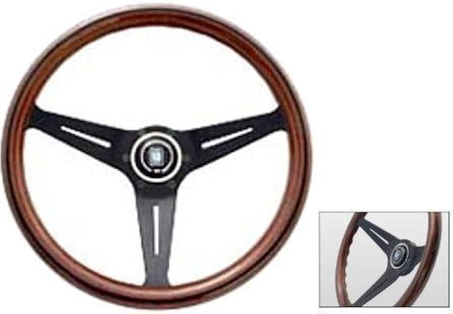 Amazon | NARDI(ナルディ) クラシックウッド&ブラックスポーク