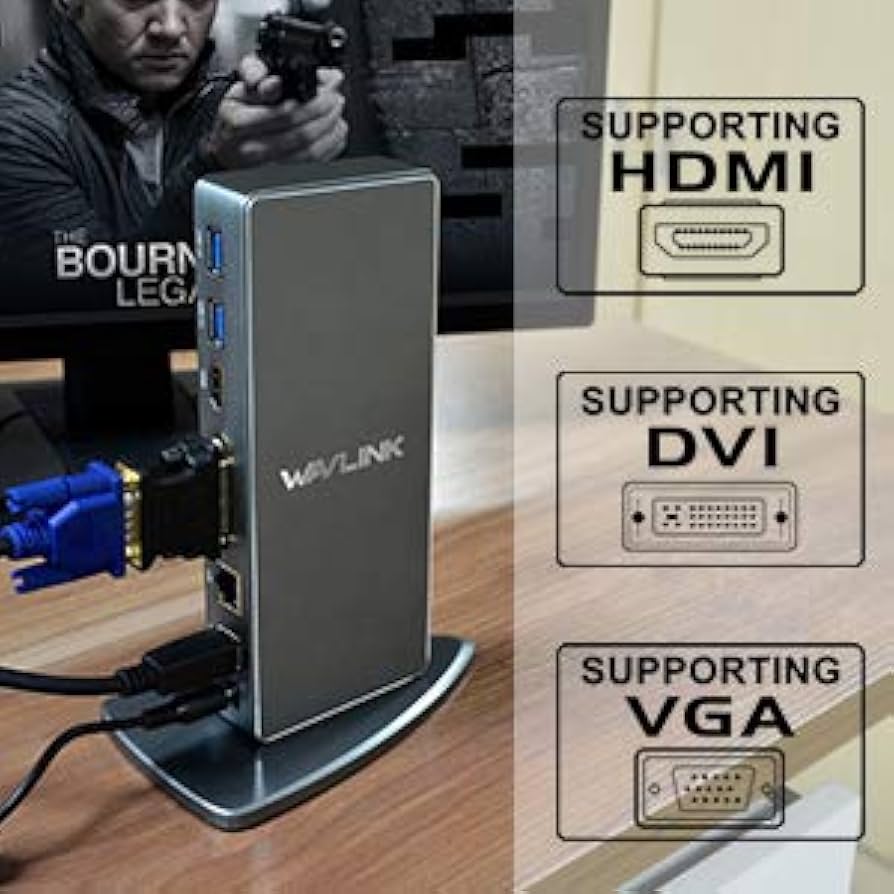 Amazon.co.jp: Wavlink USB 3.0ユニバーサルドッキングステーションUSB