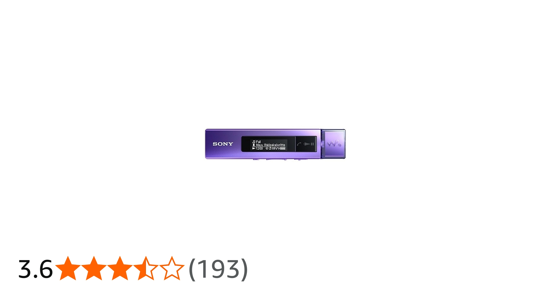 Amazon | SONY ウォークマン Mシリーズ 16GB バイオレット NW-M505/V