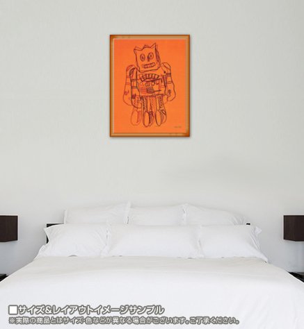 Amazon.co.jp: ポスター アンディ ウォーホル Robot (Orange) 額装品