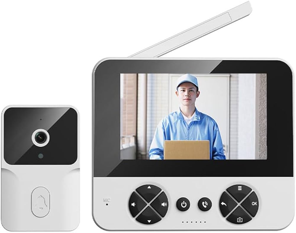 Amazon.co.jp: インターホン ワイヤレス 工事不要 防犯カメラ モニター