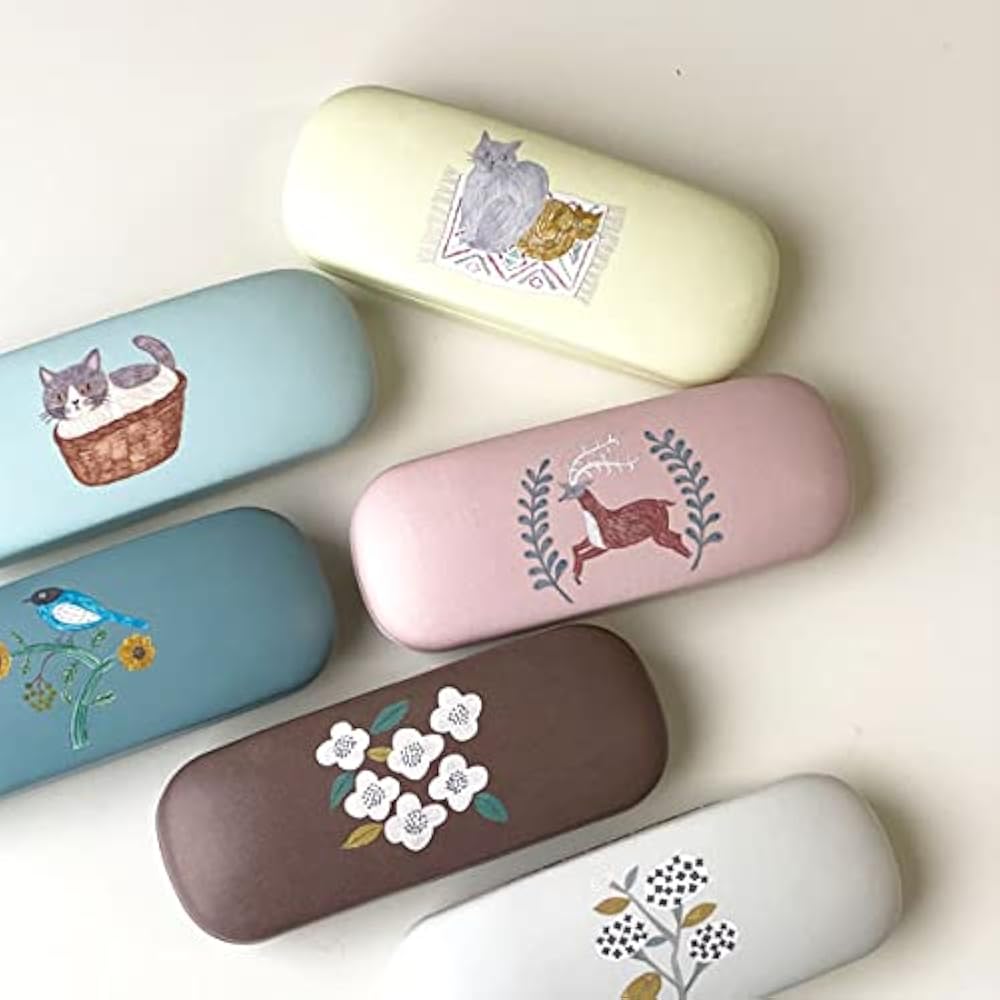 Amazon | [松尾ミユキ] メガネケース Cat basket(MM864) 猫 ねこ 眼鏡