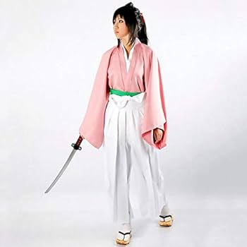 Amazon.co.jp: 薄桜鬼 雪村千鶴 コスプレ 衣装 フルセット(wig・髪飾り