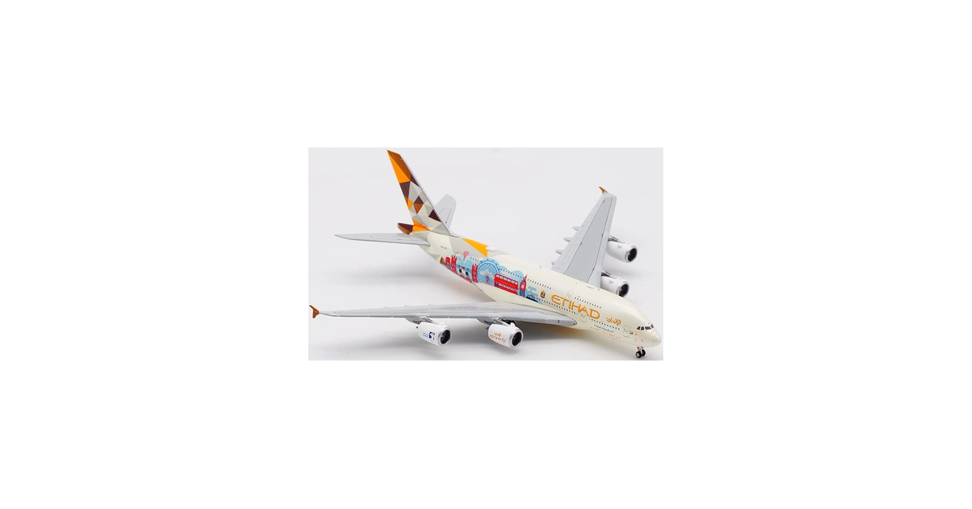 Amazon.com: JC Wings for ETIHAD for Airbus A380 A6-APE Choose The
