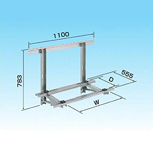 オーケー器材 エアコン室外機架台 ≪PAキーパー≫ 壁面置台 溶融亜鉛