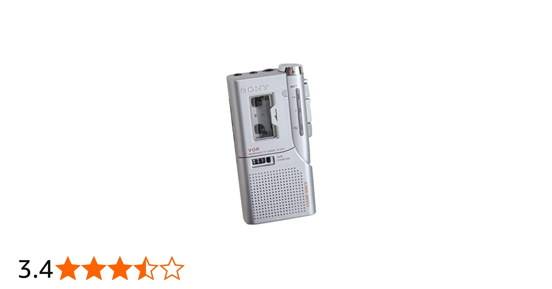 Amazon | SONY マイクロカセットテープレコーダー M-640 | Sony