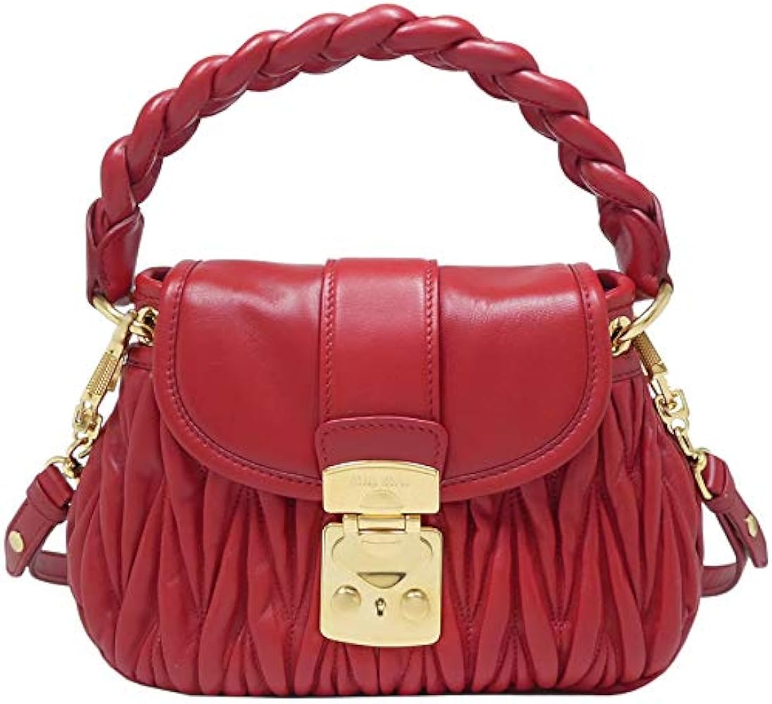 Amazon | [ミュウミュウ] ショルダーバッグ マテラッセレザー