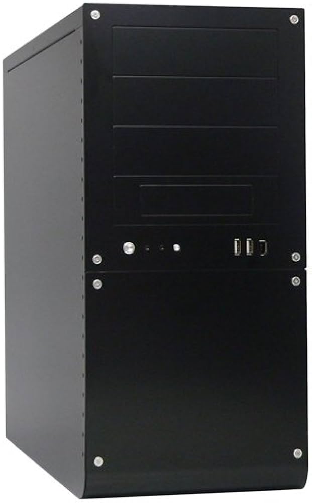 Amazon | アビー AS Enclosure PCケース ブラック ATX フルアルミ EM5