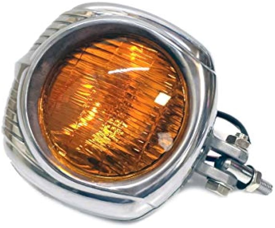 Amazon | 汎用ビンテージスクエアヘッドライト/エレクトロライン