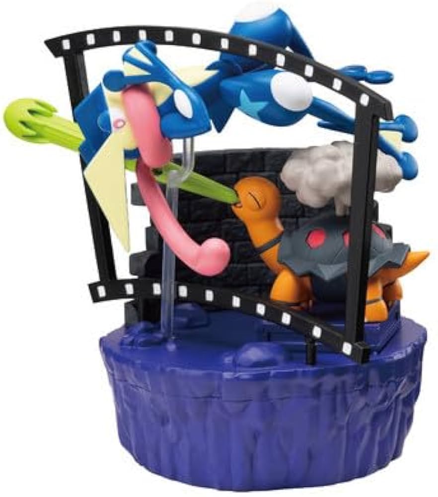 Amazon.com: Diorama Figure Greninja Pokemon Midnight Agent The