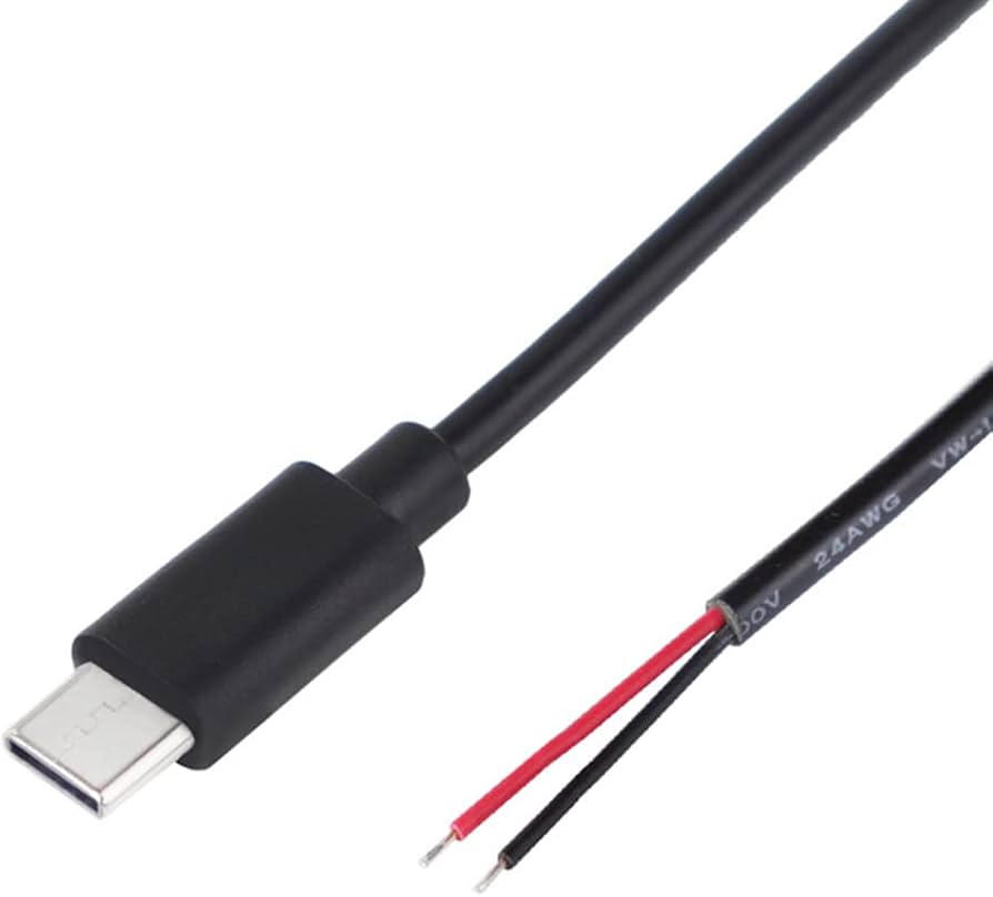 Amazon.co.jp: YSJJZRL タイプ C USB 裸線オープン エンド ケーブル 5V