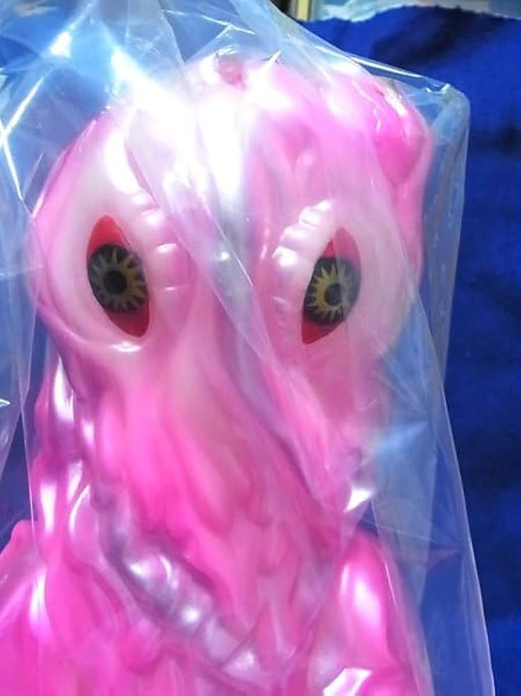 ヘドラ ソフビ 450 蓄光 マルサン 夜桜