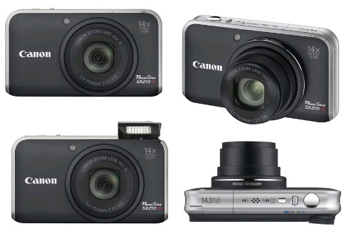 Amazon.co.jp: Canon デジタルカメラ PowerShot SX210 IS ブラック