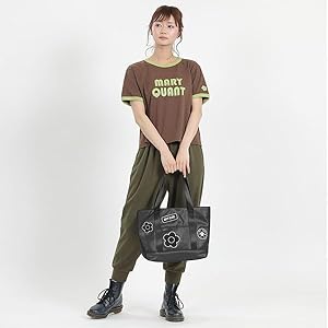 Amazon | [マリークヮント] ワッペンポイントシャイニー トート