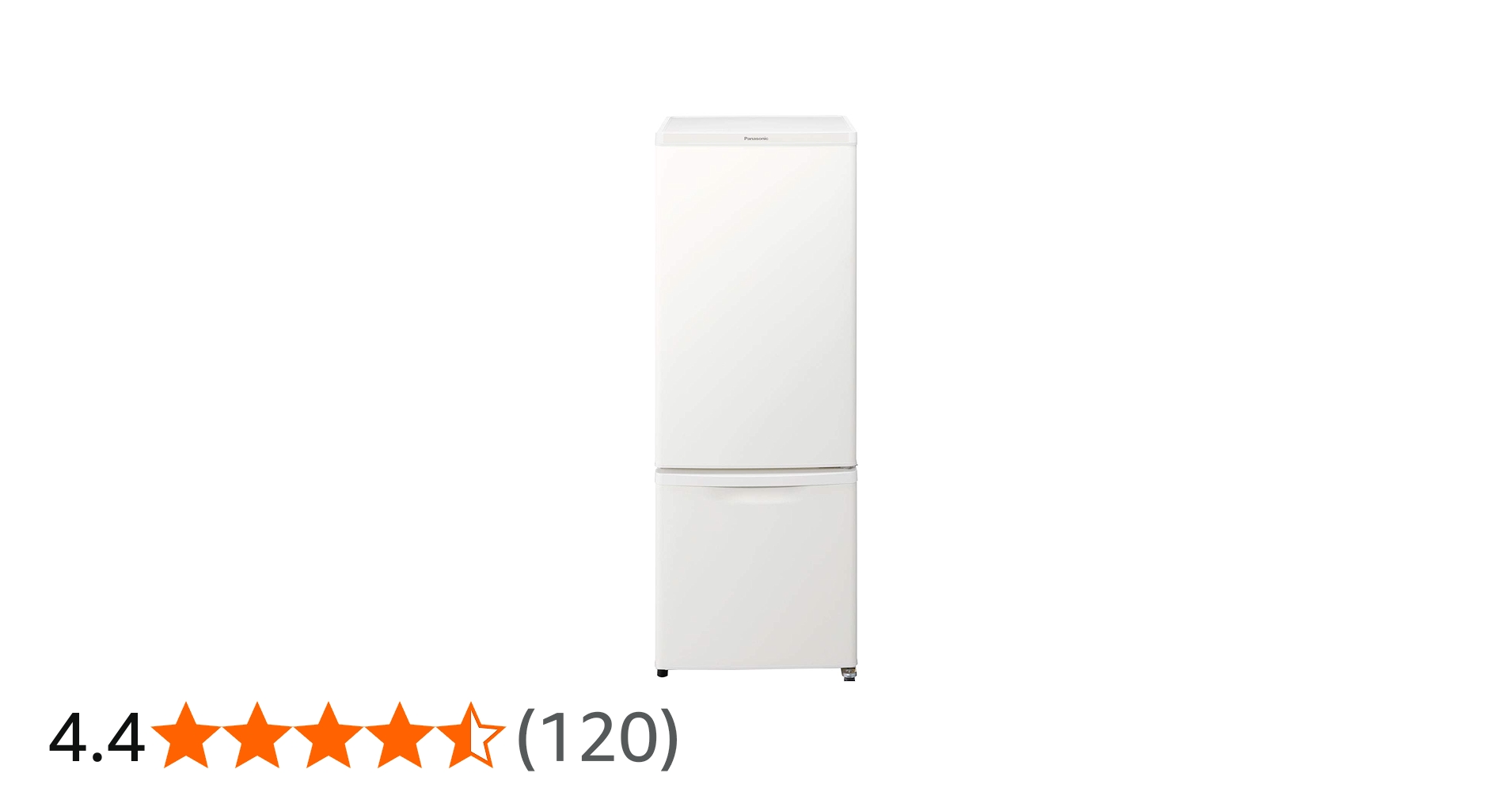 Amazon | パナソニック 冷蔵庫 幅480mm 168L マットバニラホワイト NR