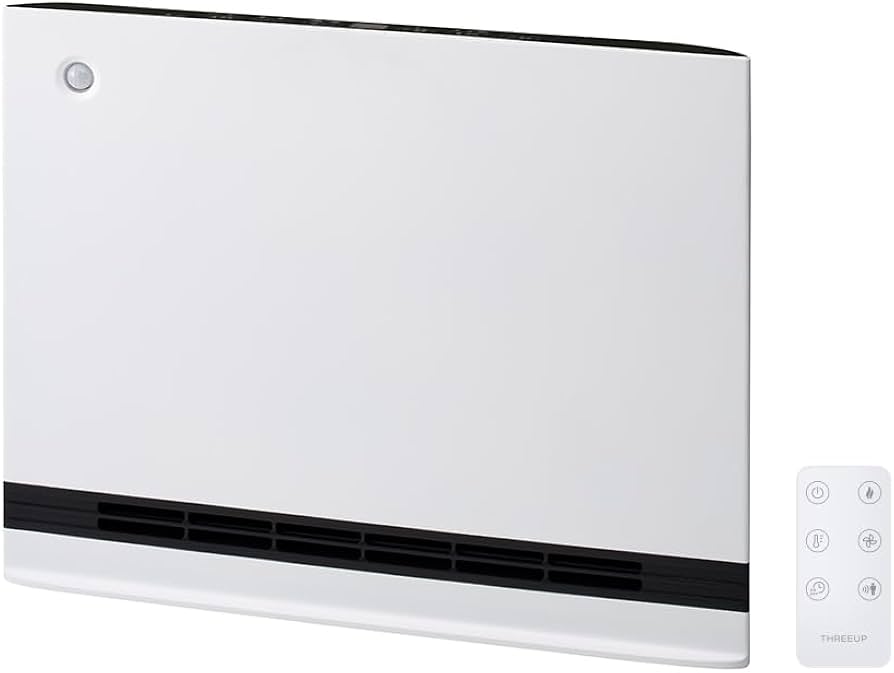 Amazon | スリーアップ 超薄型 パネルセラミックヒーター 節電/室温