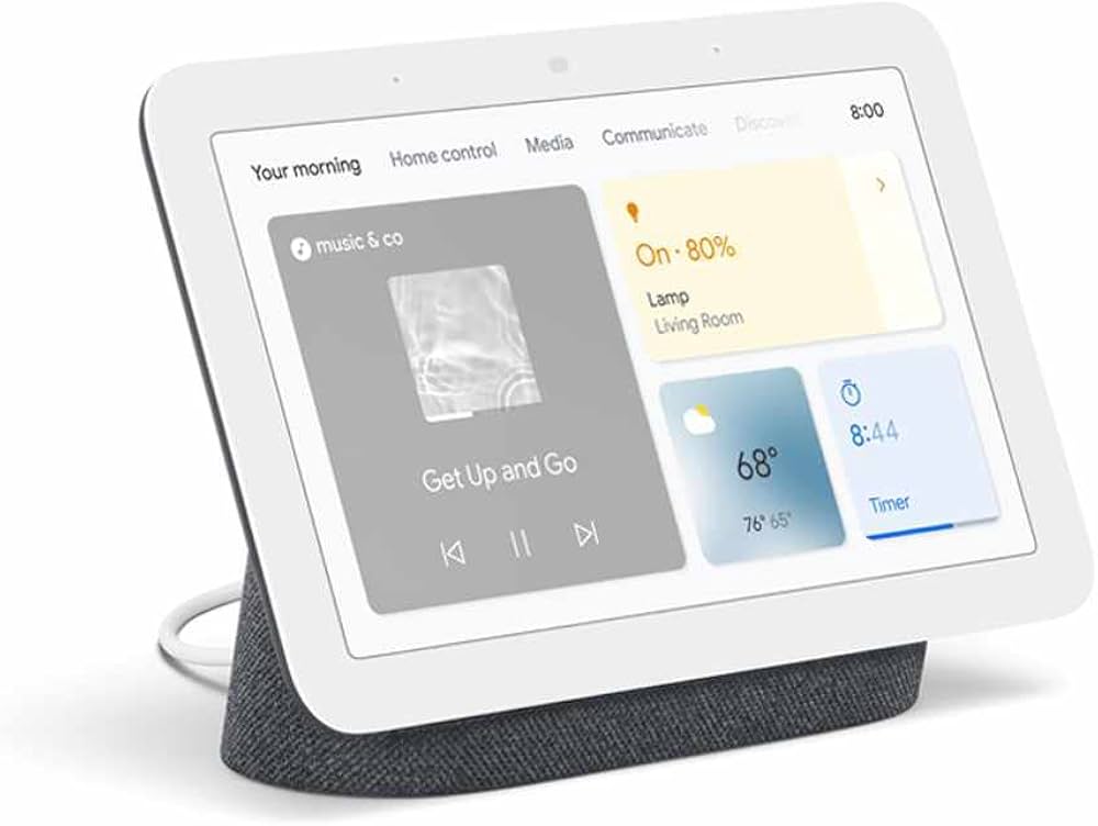 Google Nest Hub (Gen 2) Charcoal - USB Docking Station