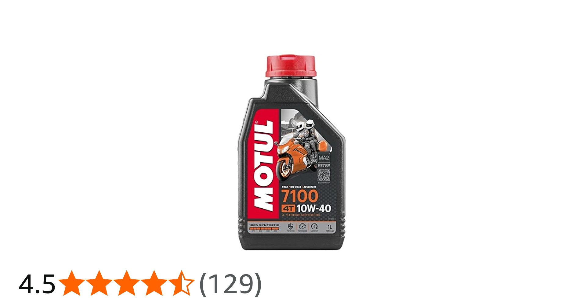 Amazon | MOTUL(モチュール)7100 4T 10W40 バイク用エンジンオイル 100