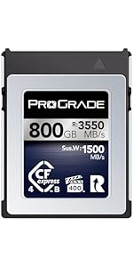 Amazon | ProGrade Digital CFexpress 4.0 Type B GOLD 1TB メモリー
