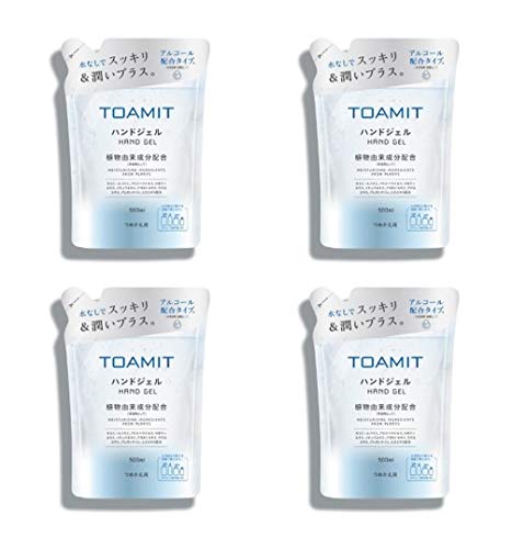 Amazon.co.jp: TOAMIT 東亜産業 ハンドジェル つめかえ用 500ml AL500