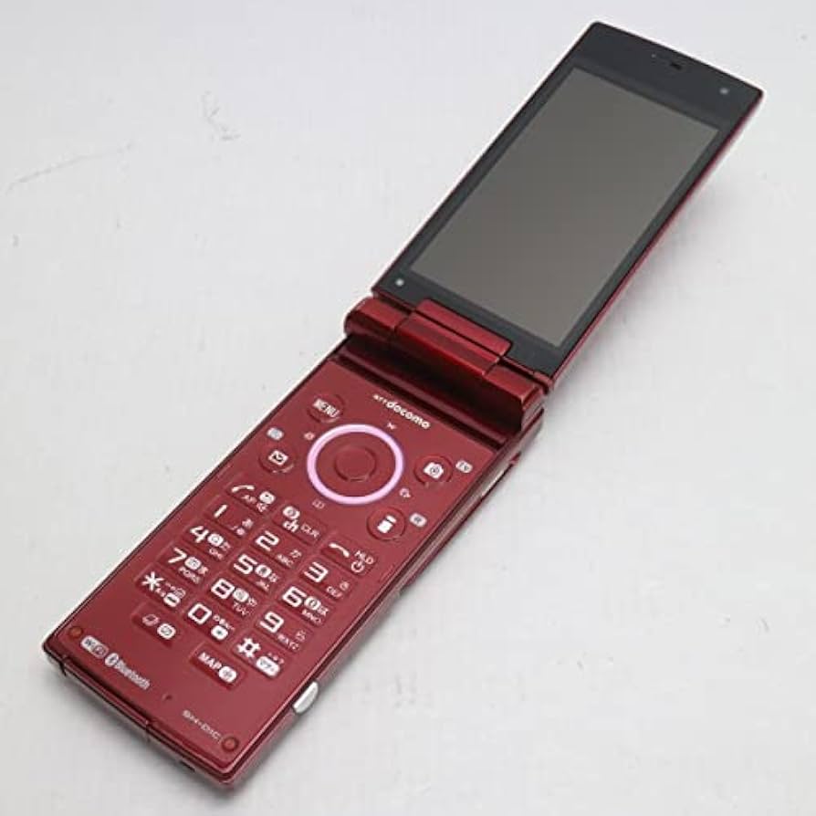 Amazon | SH-01C レッド 携帯電話 白ロム ドコモ docomo | シャープ