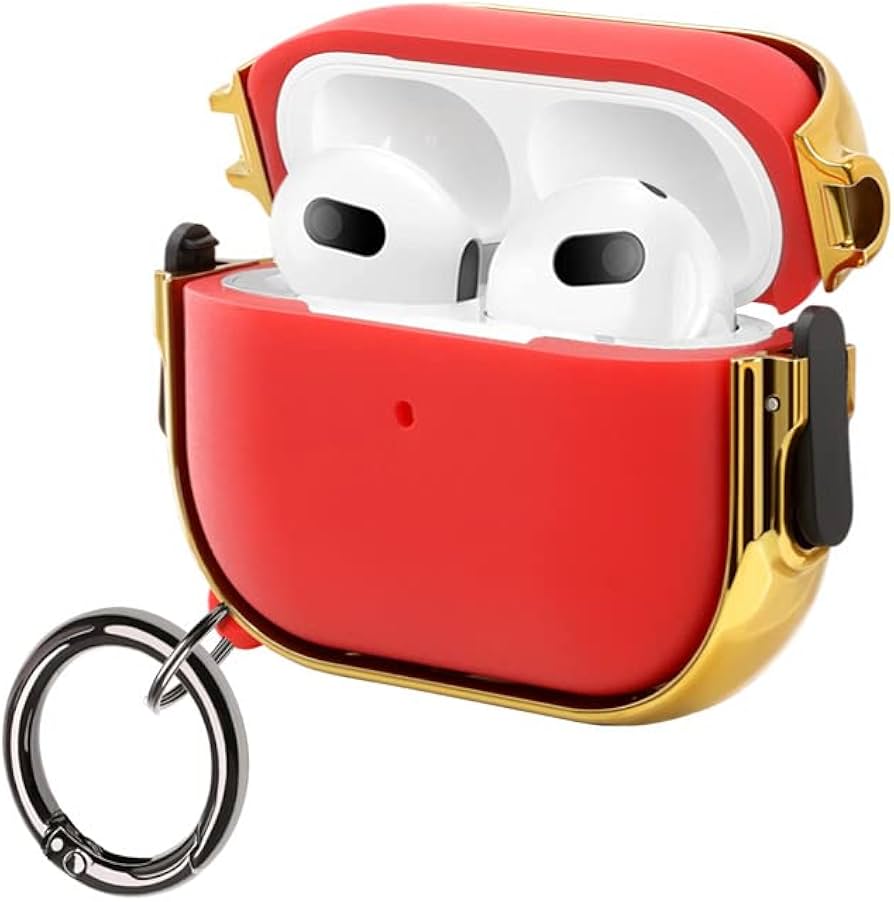 Amazon | ZENIX DESIGN TECH Airpods 第3世代 用 ケース カラビナ付き