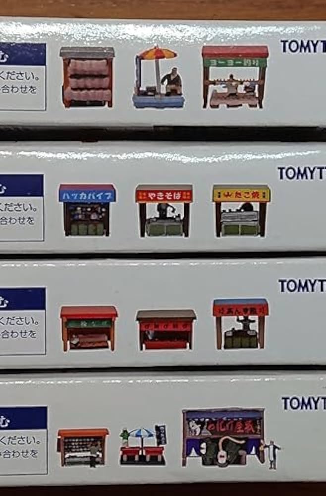 Amazon.co.jp: ジオコレ お祭りセット 祭の櫓2 露店 A2 B2 C2 D2 情景