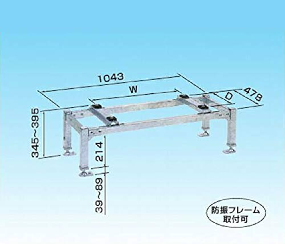 Amazon.co.jp: オーケー器材 K-KHZ103G 平置台 角パイプシリーズ 高さ