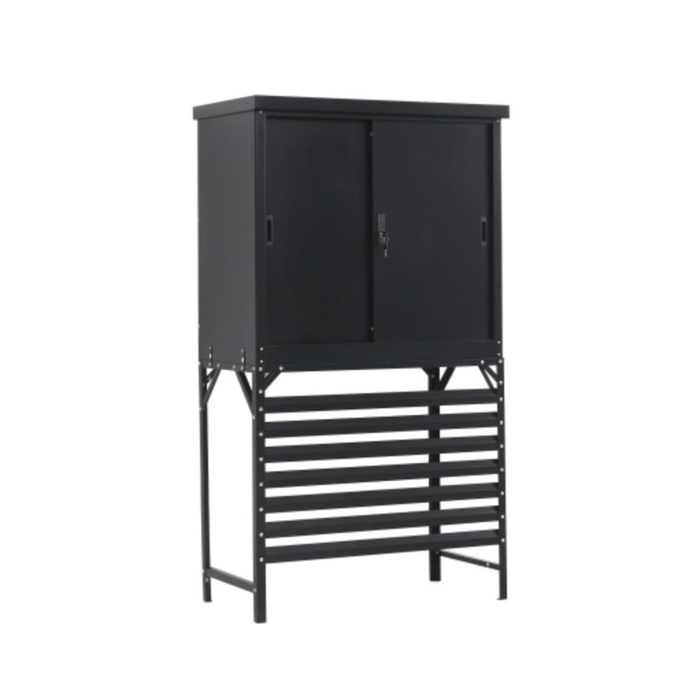 Amazon | 高機能収納庫 エアコン室外機カバー 戸外収納庫 倉庫 大型