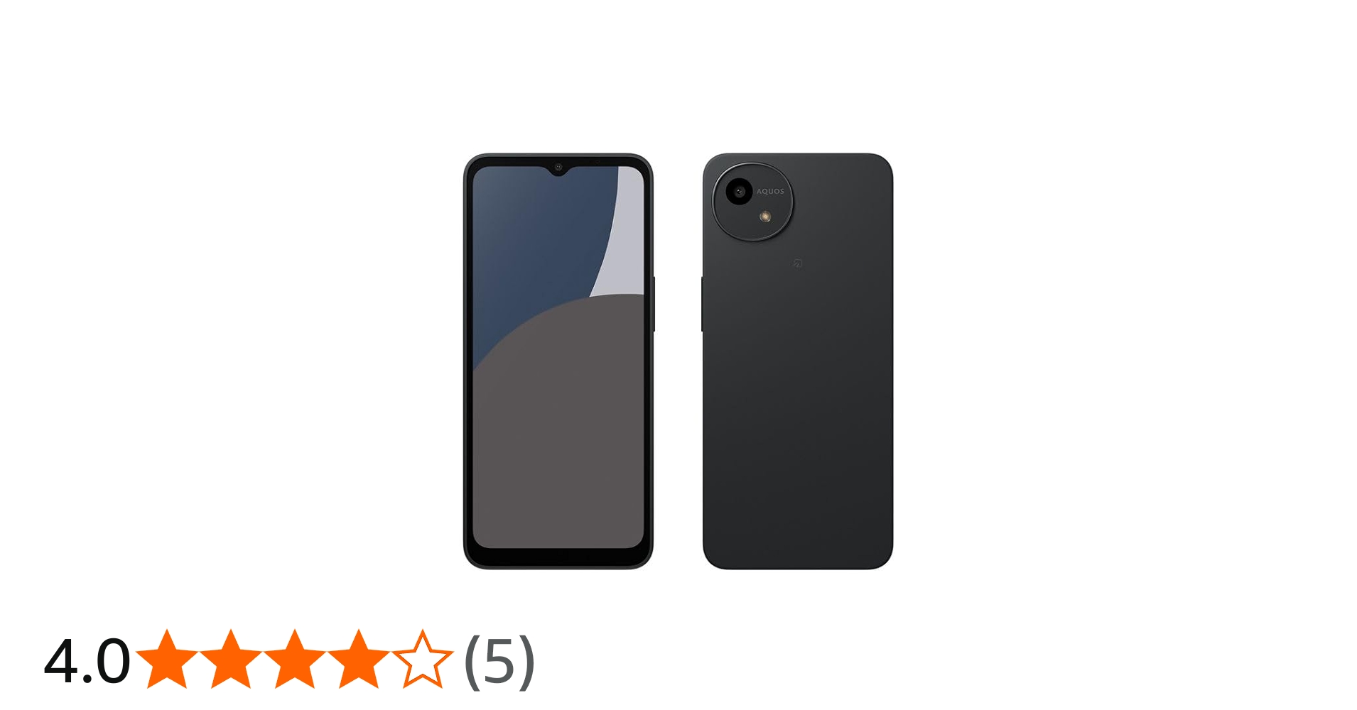 Amazon | Simフリー AQUOS wish4 A403SH ブラック softbankモデルSIM
