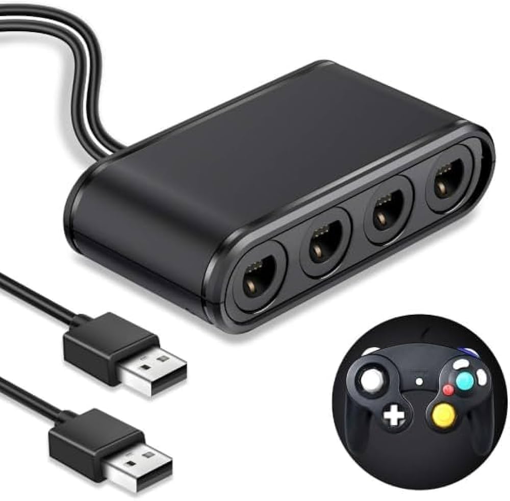 Amazon.co.jp: GCコントローラー接続タップ 互換品 ゲームキューブ
