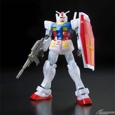 Amazon.com: RX-78-2 GUNDAM Color Clear MEGA SIZE MODEL -THE ART OF