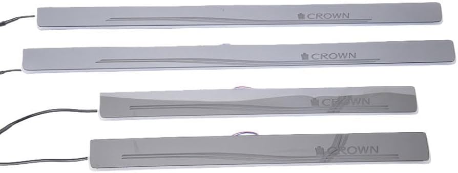 CROWN LEDスカッフプレート 4点セット CROWN LEDスカッフプレート 4点