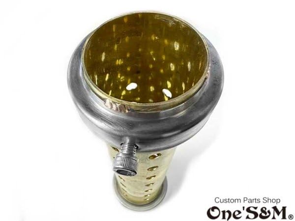 モリワキ70π真鍮バッフル ワンオフ真鍮サイレンサー Z音 真鍮インナー