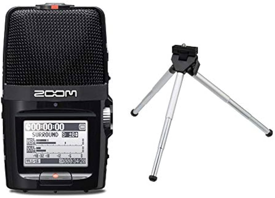 Amazon | ZOOM (ズーム) ハンディレコーダー H2n + ミニ三脚 セット