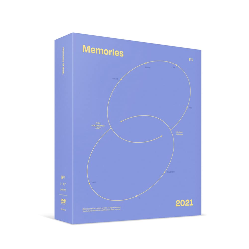 BTS - Memories of 2021 (DVD) : Amazon.ca: Toys & Games