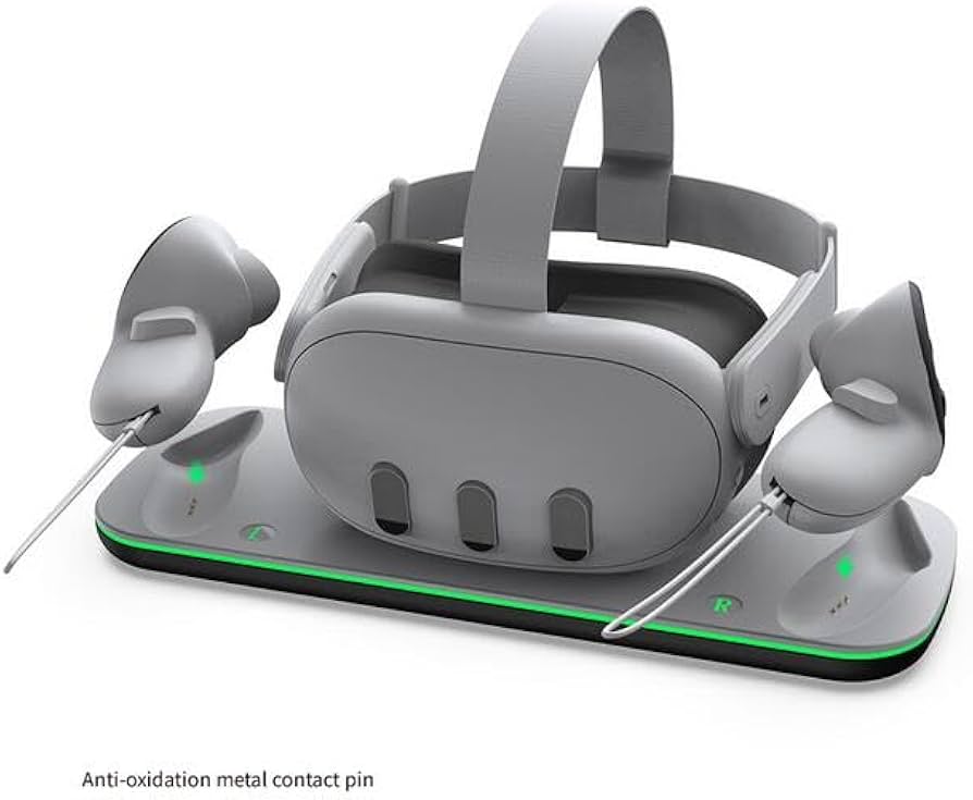 Amazon.co.jp: Meta Quest 3 対応 充電ドック,Quest 3 VRヘッドセット