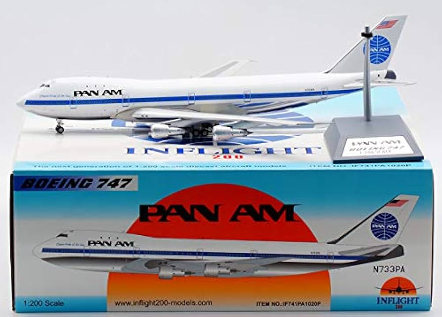 航空機・ヘリコプター PAN AM Boeing 747-100 1:200 航空機