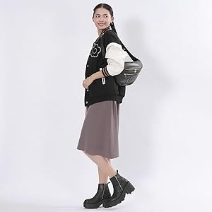 Amazon | [マリークヮント] フロントポケットデイジーパッチ ボディ