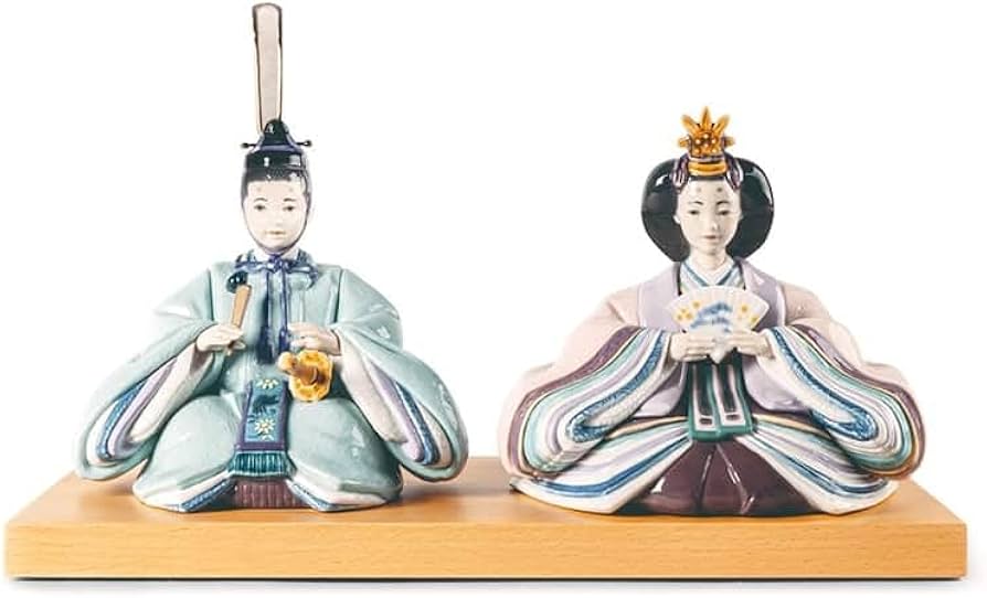 Amazon | リヤドロ 雛人形 Lladro コンパクト ひな人形 雛 親王飾り