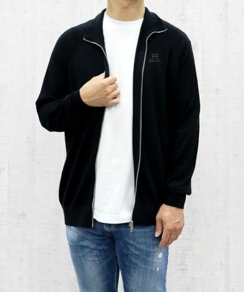 Amazon | [Diesel] [ディーゼル] メンズ ニット ジップアップ K-ZIP