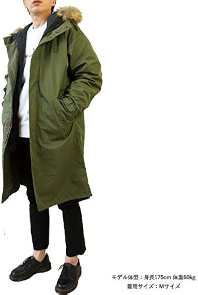 Amazon | [フレッドペリー] モッズコート Fishtail Parka F2607 メンズ