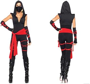 Amazon.co.jp: くのいち コスプレ 忍者 衣装 くノ一 服 レディース