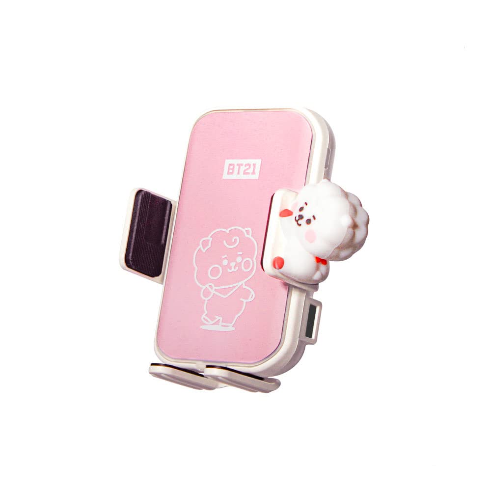Amazon | 公式 BT21 車 ワイヤレス 高速 充電器 Car Charger スマホ