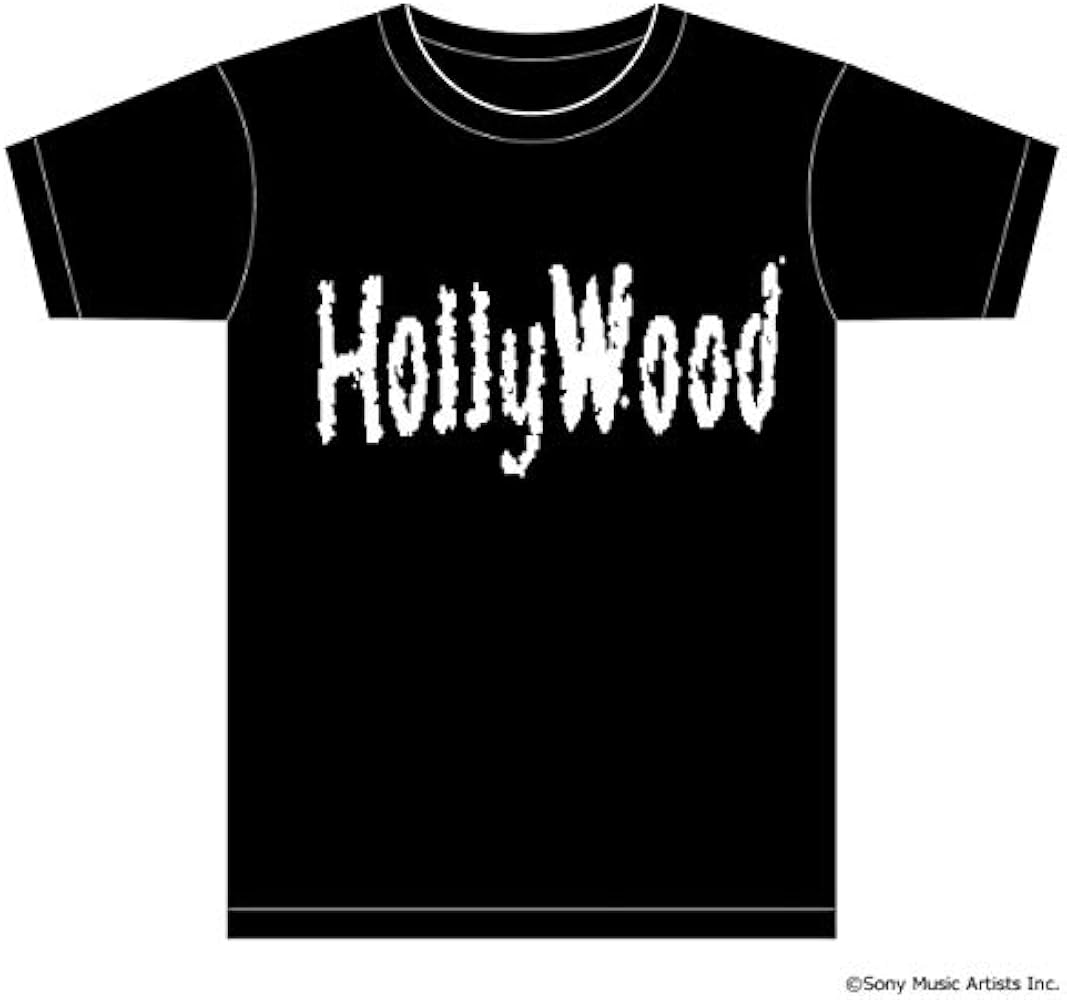 Amazon | [墓場の画廊] HollyWood_Tシャツ（白文字）／ハリウッド