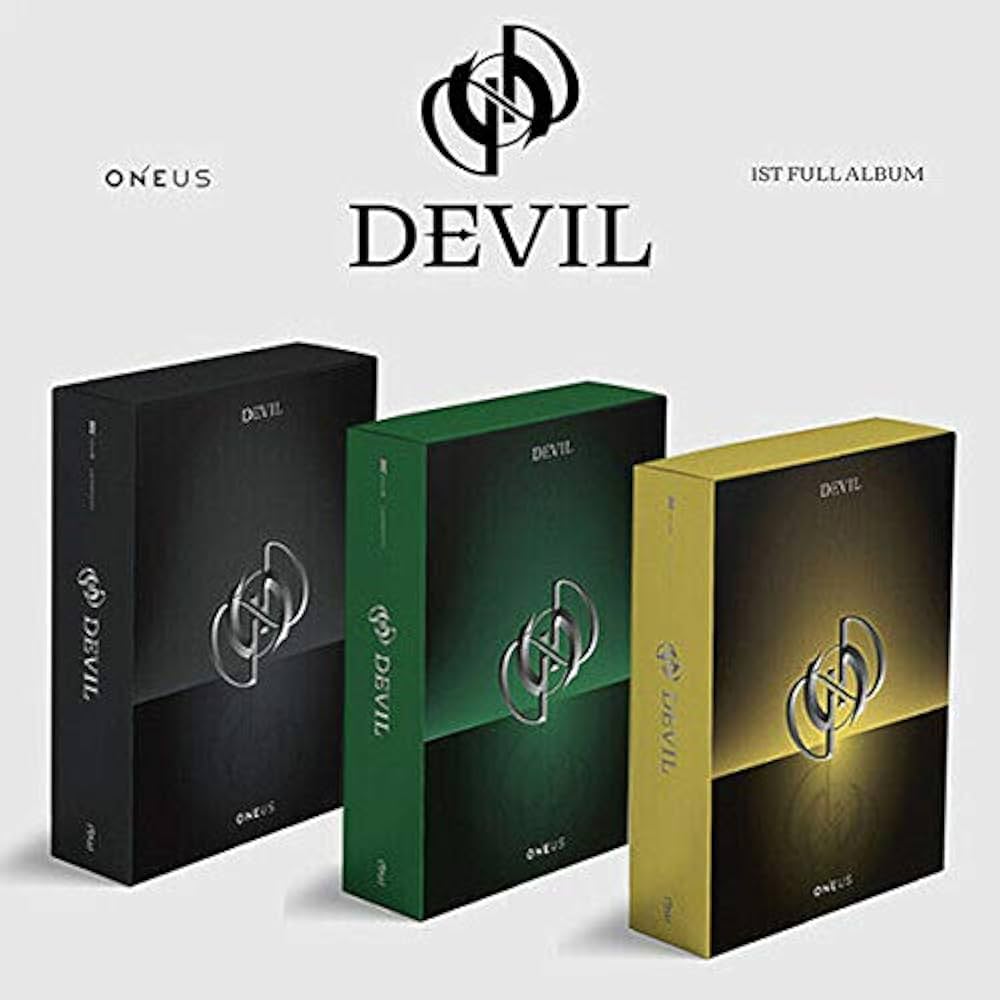 ONEUS [DEVIL] 1st Full Album [ BLACK / GREEN / YELLOW ] RANDOM Ver
