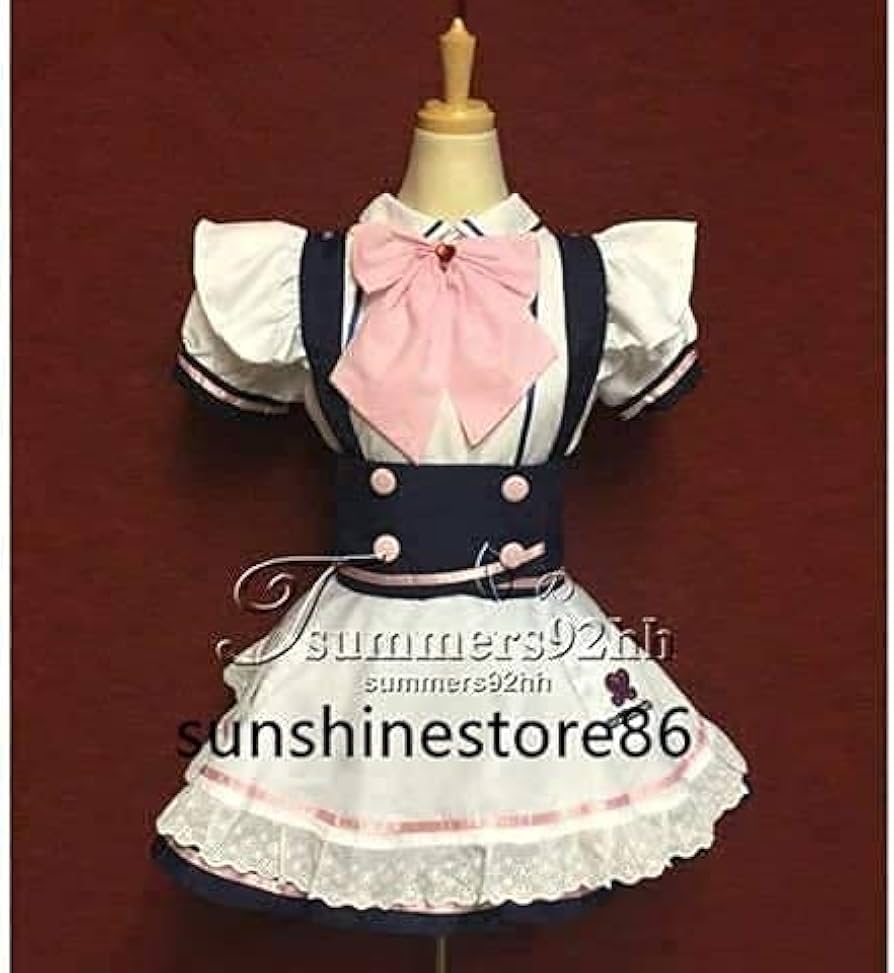 Amazon.co.jp: 七色格调 コスプレ衣装 めいどりーみん メイド服 (女性